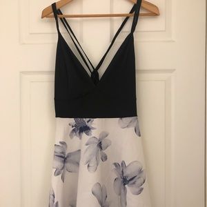 HAMBLE Spaghetti Strap Flower Dress